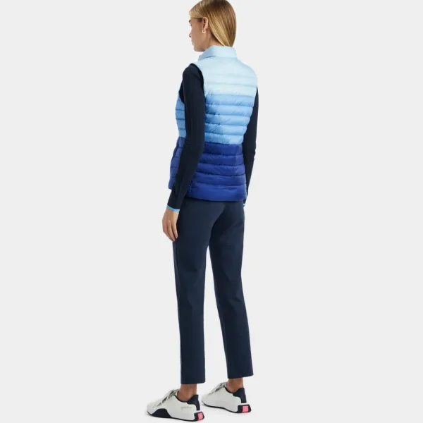 G/FORE Colour Block Lightweight Down Puffer Vest- Outerwear