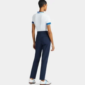 G/FORE Contrast Quarter Zip Tech Pique Polo- Polos