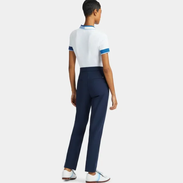 G/FORE Contrast Quarter Zip Tech Pique Polo- Polos