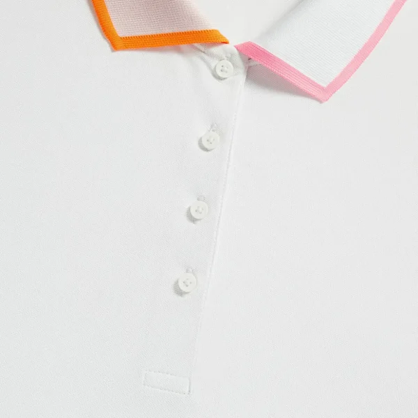 G/FORE Contrast Tech Pique Polo- Polos