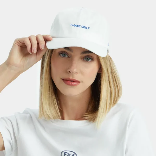 G/FORE I Hate Golf Cotton Twill Relaxed Fit Snapback Hat- Hats