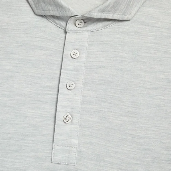 G/FORE Lightweight Technical Performance Fine Wool Modern Spread Collar Polo- Polos & Shirts