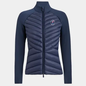 G/FORE Limited Edition 2024 U.S. Open Hybrid Quilted Stretch Tech Interlock Jacket- Outerwear