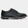 G/FORE Men's G/Lock Gallivanter Pebble Leather Saddle Golf Shoe- Gallivanter