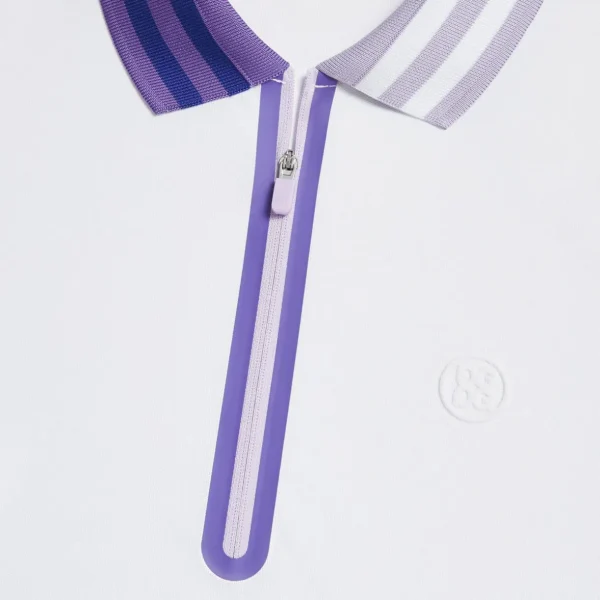 G/FORE Quarter Zip Tech Pique Sleeveless Polo- Polos