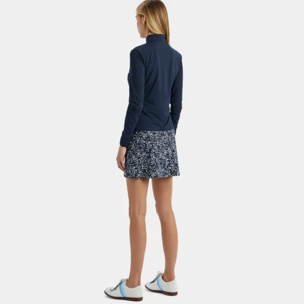 G/FORE Silky Tech Nylon Ruched Full Zip Layer- Mid Layers
