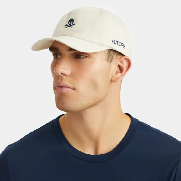 G/FORE Skull & Tees Cotton Twill Relaxed Fit Snapback Hat- Hats