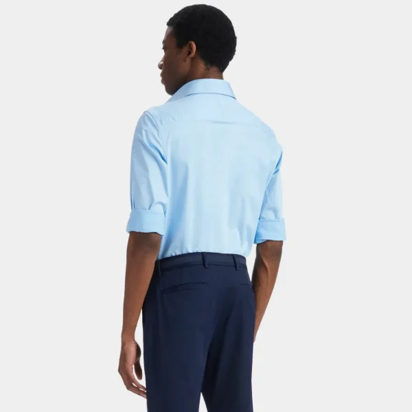 G/FORE Stretch Ice Woven Modern Spread Collar Shirt- Polos & Shirts