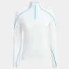 G/FORE Sun Shield Silky Tech Nylon Quarter Zip Layer- Mid Layers