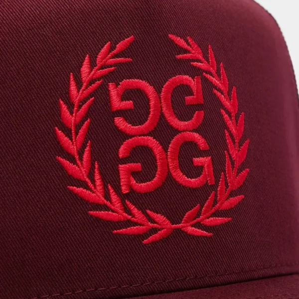 G/FORE Wreath Cotton Twill Tall Trucker Hat- Hats